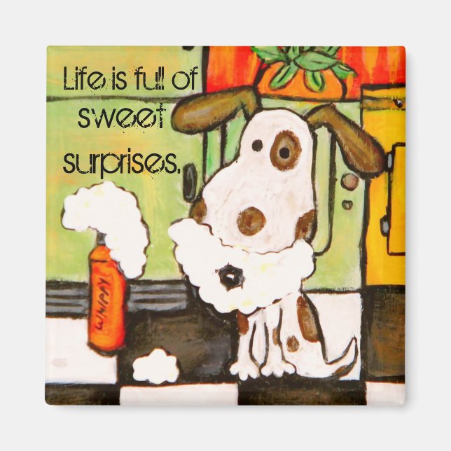 Aimant L'aimant de la vie du chien (Devant)