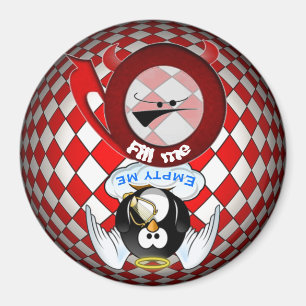 Aimant L'aimant de lave-vaisselle le diable m'a incité 