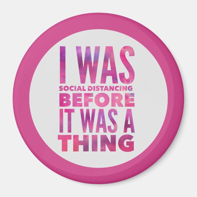 Aimant L'aimant de l'Humour de la perturbation sociale (Devant)