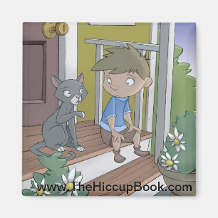 Aimant L'aimant de livre de hoquet - le chat