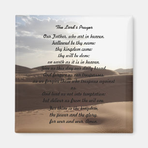 Aimant L'aimant de prière du Seigneur