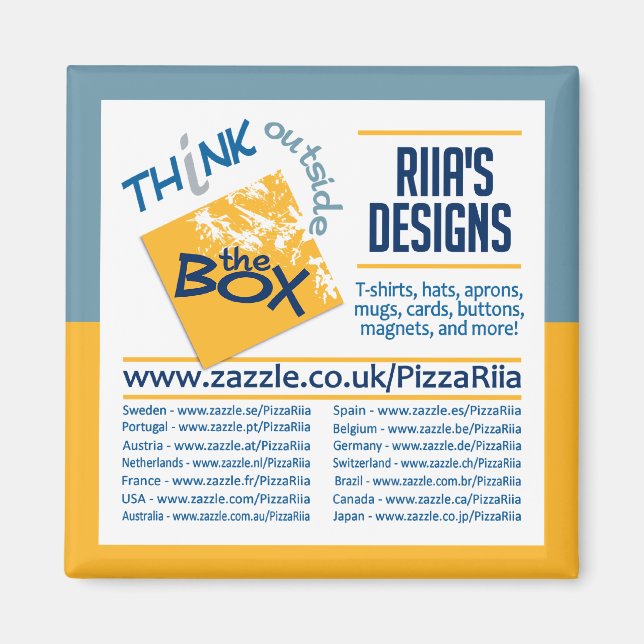 Aimant L'aimant de Riia Designs (Devant)