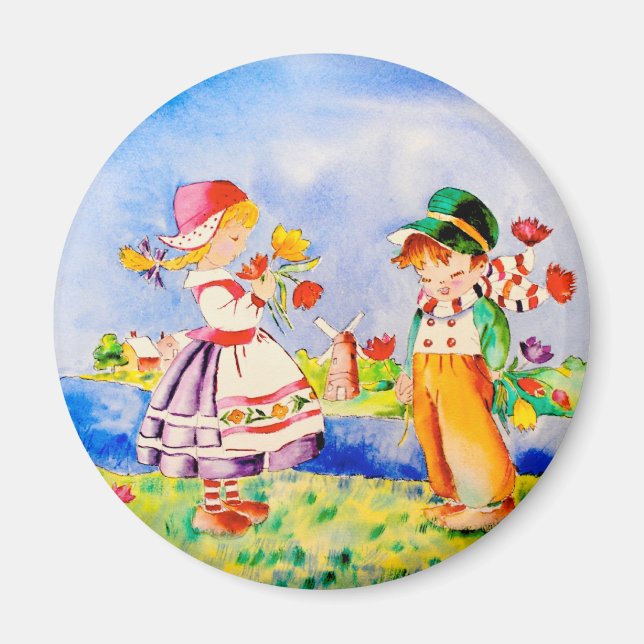 Aimant L'aimant des enfants néerlandais (Devant)