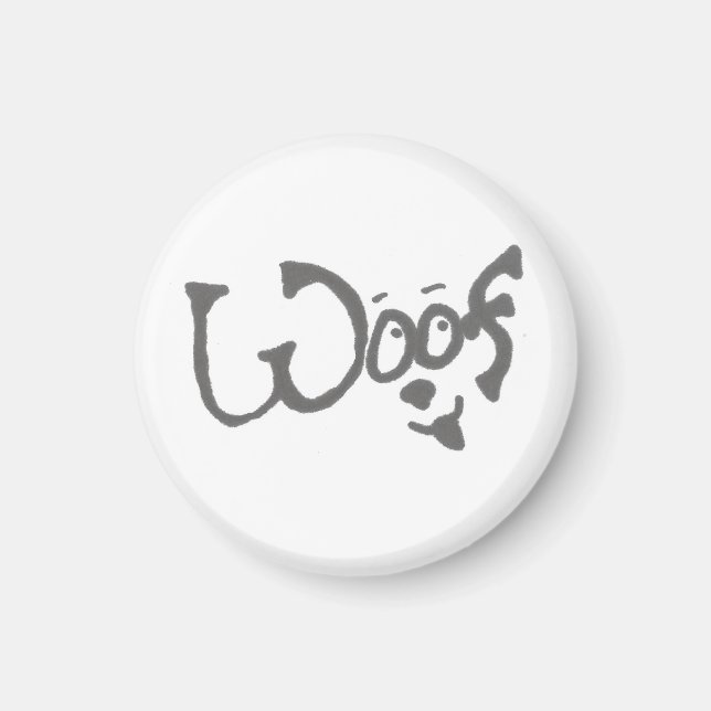 Aimant L'aimant du chien de louveteau (Devant)