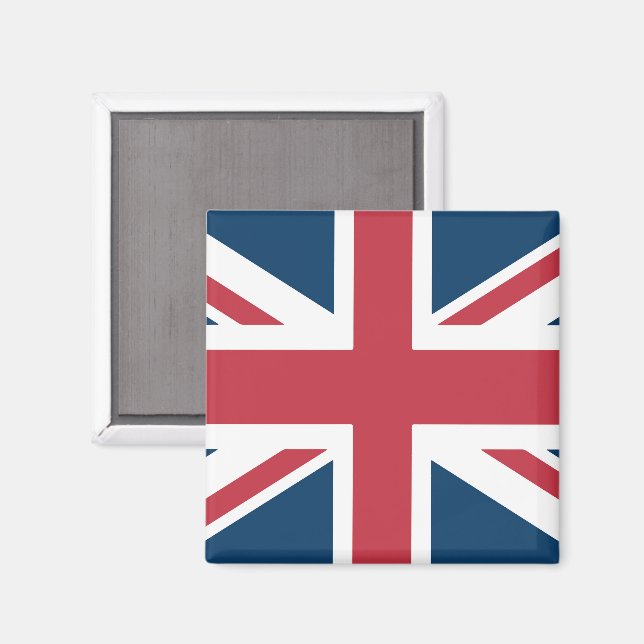 Aimant L'aimant du drapeau britannique Union Jack (Recto/Verso)