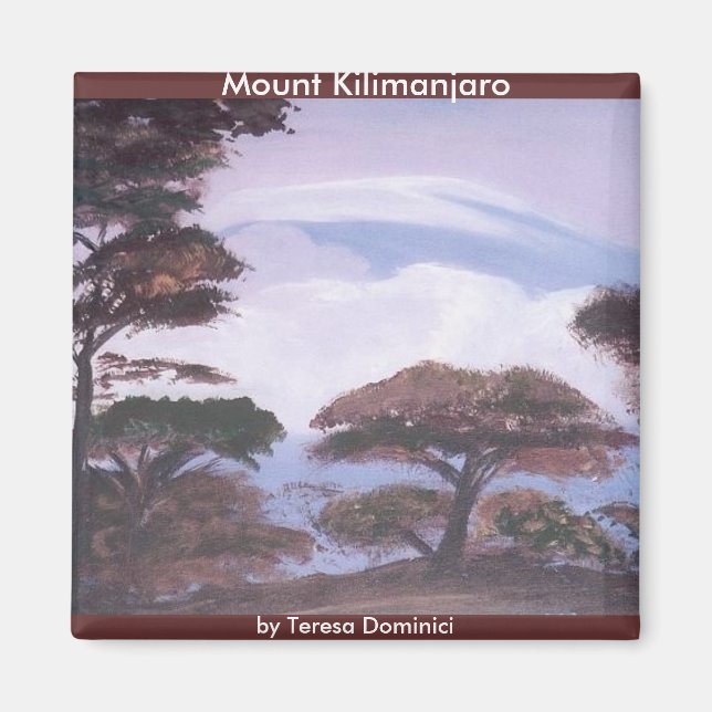 Aimant L'aimant du Kilimandjaro (Devant)