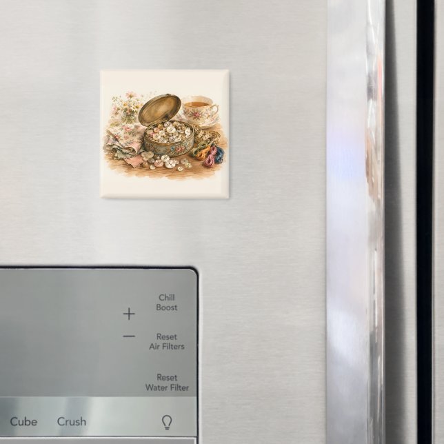 Aimant L'aimant en boîte à bouton (In situ (réfrigérateur))