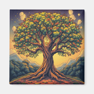 Aimant L'aimant frigorifique de l'arbre de vie