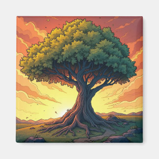 Aimant L'aimant frigorifique de l'arbre de vie