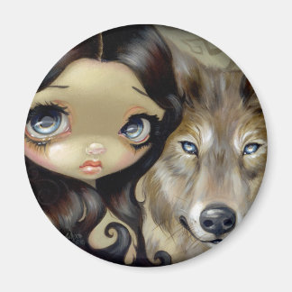 Aimant L'aimant "Loup orné d'argent"
