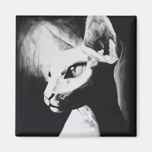Aimant L'aimant original d'art de chat de Sphynx