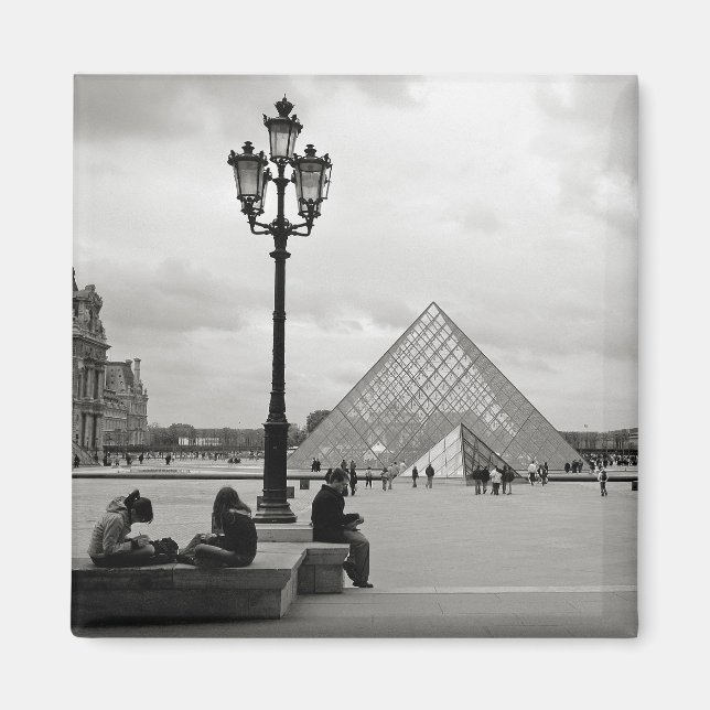 Aimant L'aimant Pyramide du Louvre (Devant)
