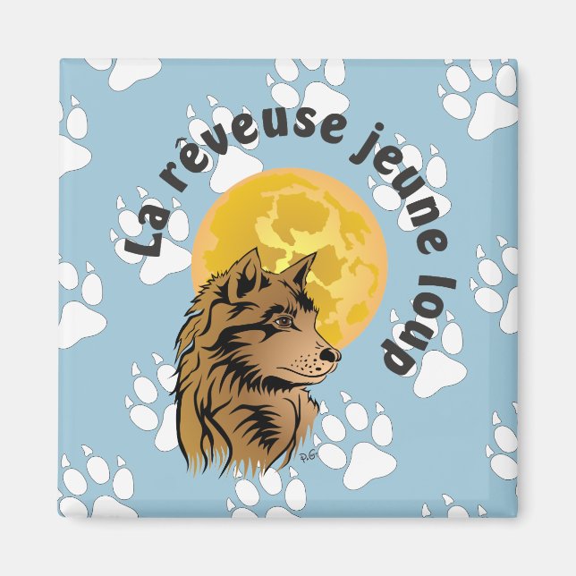 Aimant L'Aimante du loup (Devant)