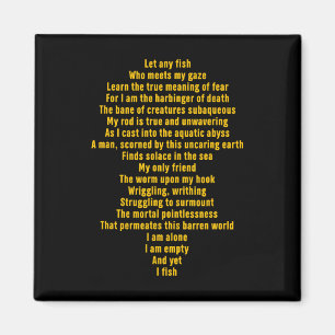 Aimant Laisser Drôle Un Poisson Qui Rencontrera Mon Regar