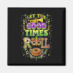 Aimant Laisser Le Bon Temps Roll Mardi Gras Perles Louisi