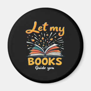 Aimant Laisser Mes Livres Vous Guider - Inspirant Concept