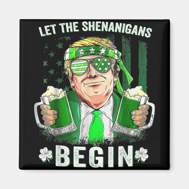 Aimant Laissons les Shenanigans commencer une drôle de St (Devant)