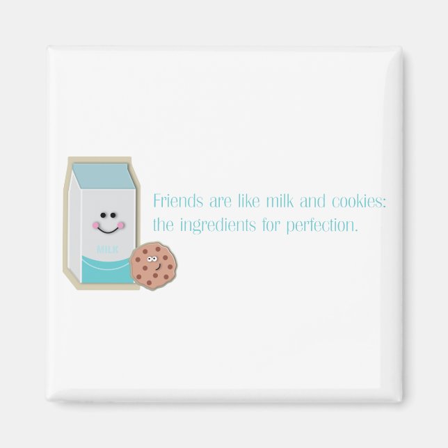 Aimant Lait et biscuits (Devant)