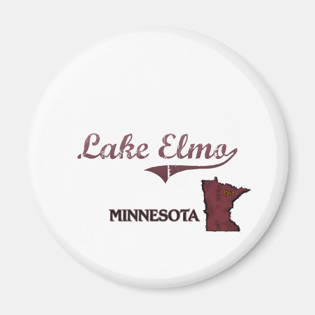 Aimant Lake Elmo Minnesota City Classic (Devant)