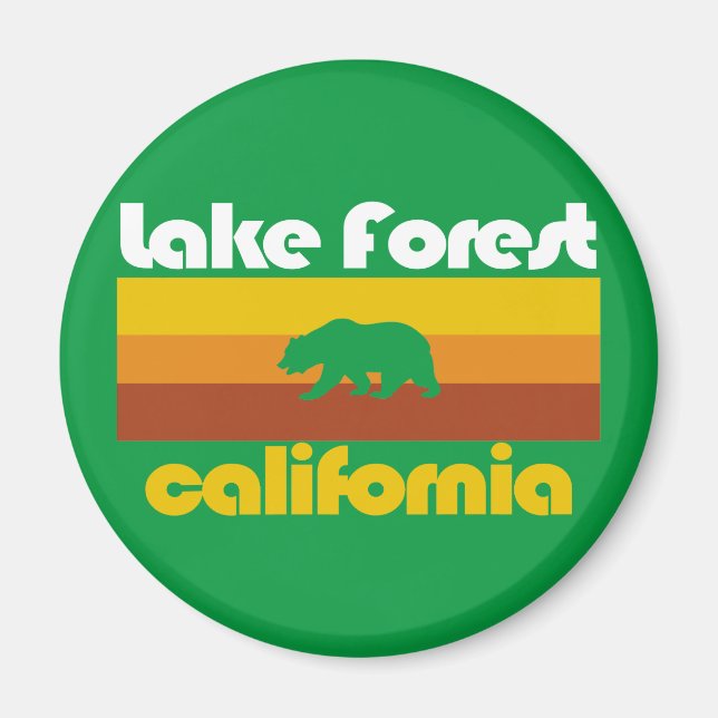 Aimant Lake Forest, Californie (Devant)