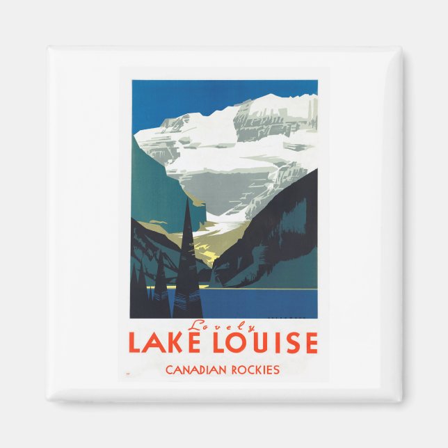 Aimant Lake Louise Rockies Canada (Devant)
