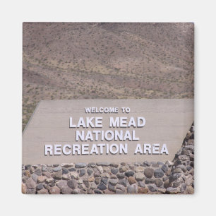Aimant Lake Meade Recreational Area sign