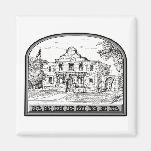 Aimant L'Alamo : Magnet-2 (Devant)