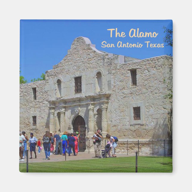 Aimant L'Alamo San Antonio Texas (Devant)