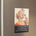 Aimant L'alcool ne vous rend pas gras<br><div class="desc">Cette conception a été créée par art numérique. Elle peut être personnalisée dans la zone fournir ou customiser en choisissant le clic pour customiser une autre option et en changeant le nom, les initiales ou les mots. Vous pouvez également modifier la couleur et le style du texte ou supprimer le...</div>