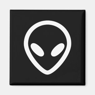 Aimant L'alien minimaliste vous observe