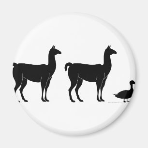 Aimant Lama, lama, canard
