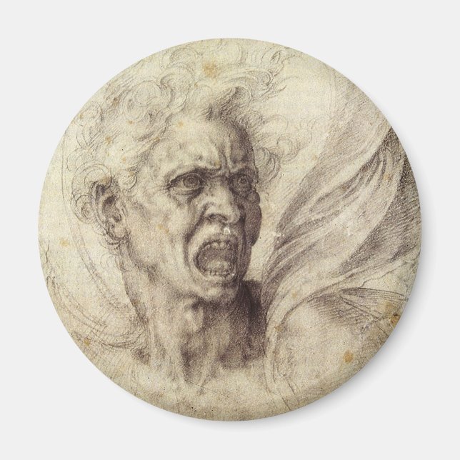 Aimant L'âme damnée de Michel-Ange, chef d'un homme (Devant)