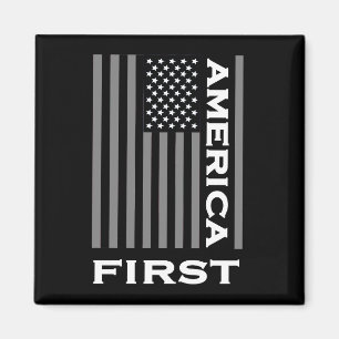 Aimant L'Amérique d'abord drapeau américain Aimer les Éta