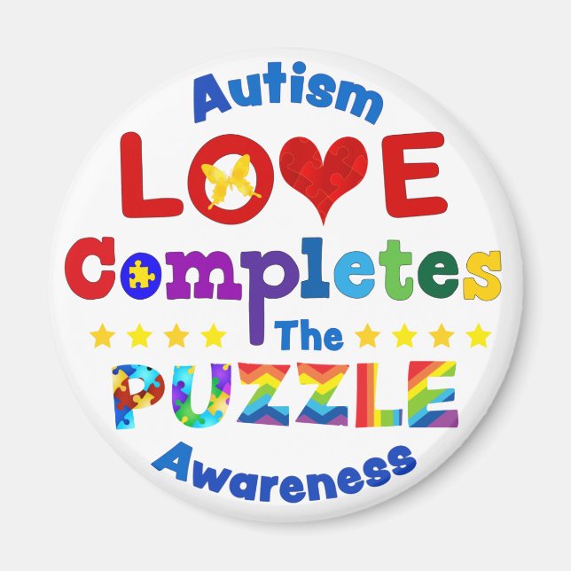 Aimant L'amour complète le casse-tête (Devant)