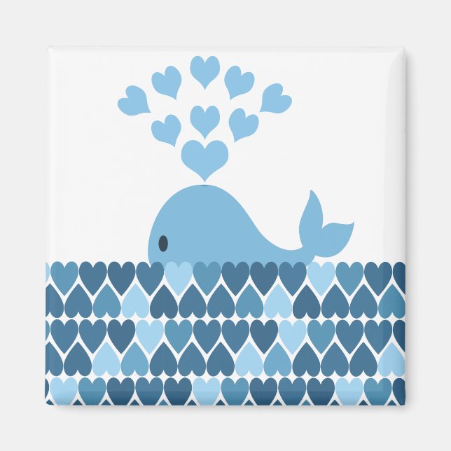 Aimant L'amour des baleines (Devant)