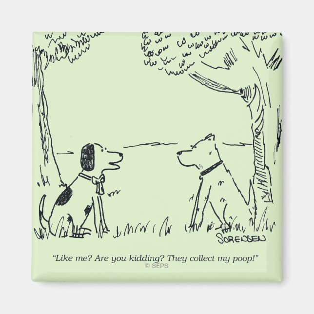 Aimant L'amour du chien (Devant)