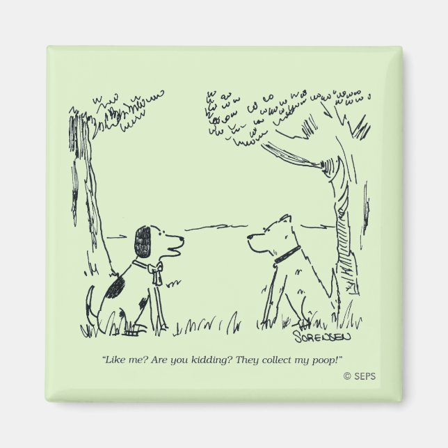 Aimant L'amour du chien (Devant)