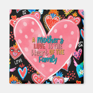 Aimant L'amour d'une mère est le coeur de la famille