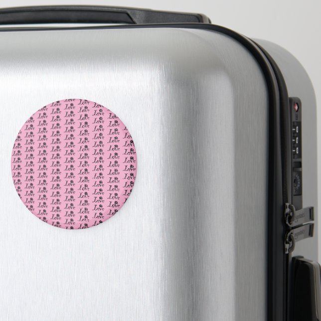 Aimant L'amour en fleurs : une lettre créative (In Situ (Bagages))