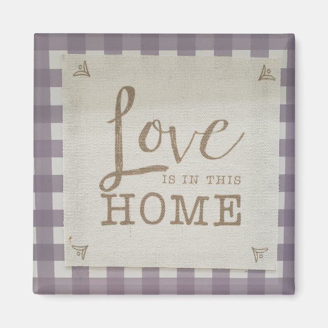 Aimant L'amour est dans cette maison (Devant)