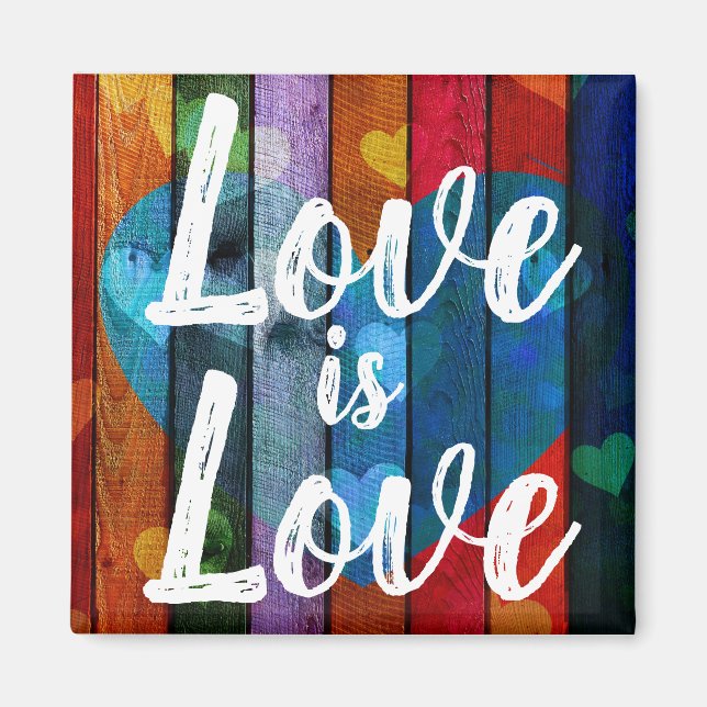 Aimant "L'amour est l'amour" (Devant)