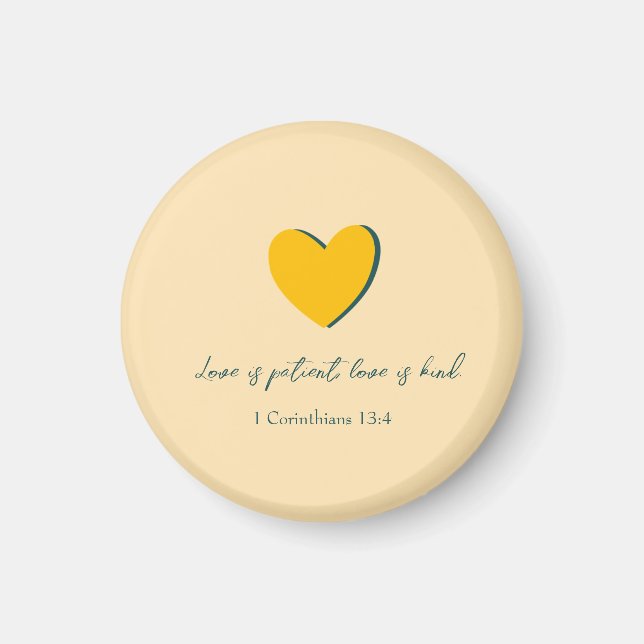 Aimant L'amour est l'amour du patient L'amour est un aima (Devant)