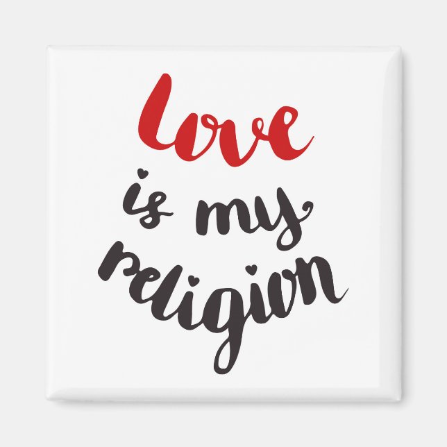 Aimant L'amour est ma religion (Devant)