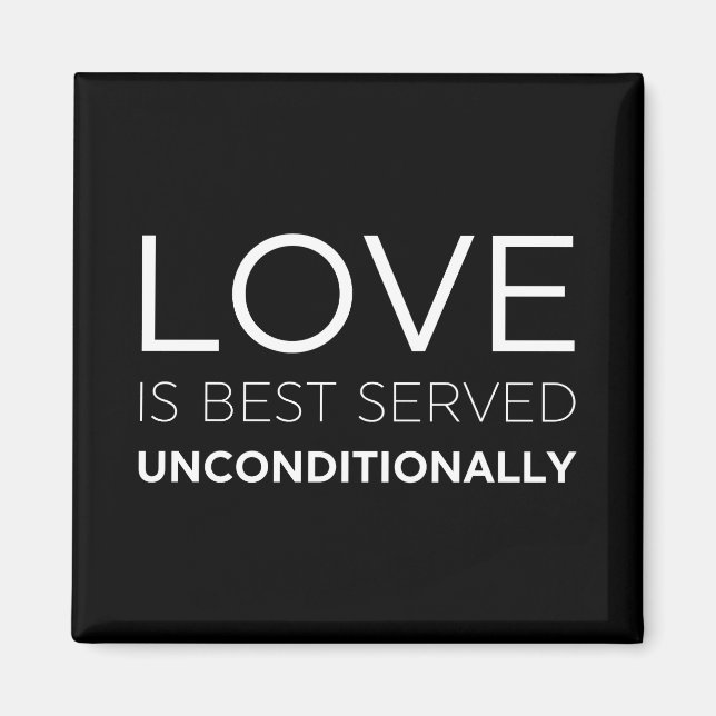 Aimant L'Amour Est Mieux Servi Sans Condition (Devant)