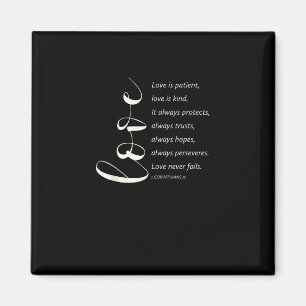 Aimant L'amour est patient, l'amour est gentil, Corinthie