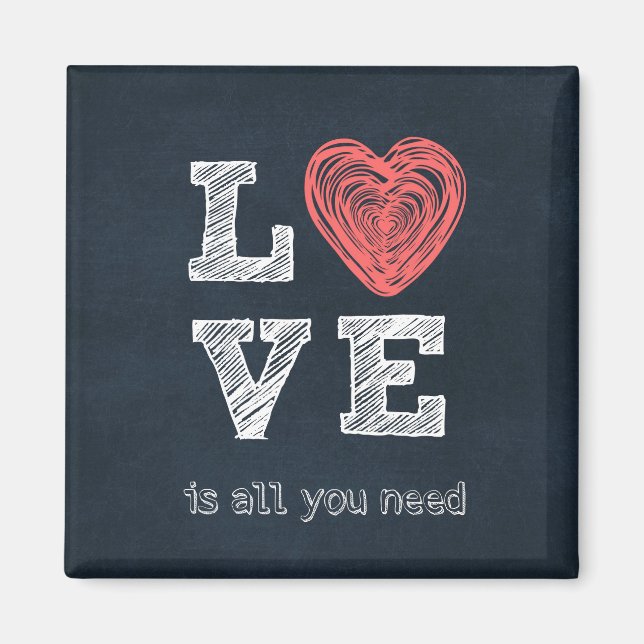 Aimant L'amour est tout ce dont vous avez besoin Citer (Devant)