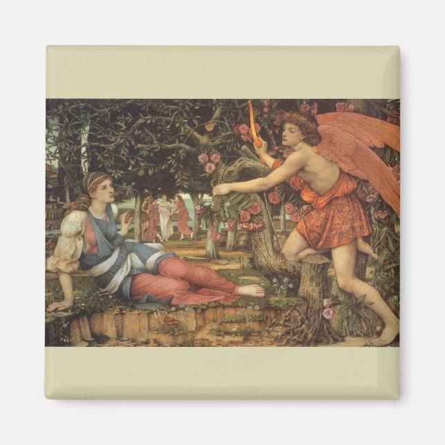Aimant L'Amour et la Jeune Fille par John Stanhope (Devant)