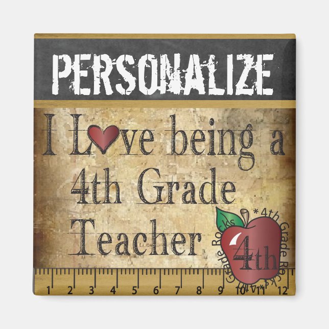 Aimant L'amour étant un enseignant de 4e année (Devant)