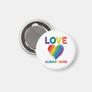 Aimant L'amour gagne toujours LGBT