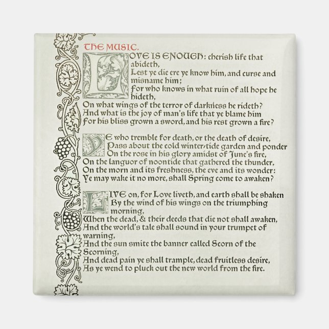 Aimant L'amour suffit, 1897 (Devant)